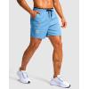 imageG Gradual Mens Running Athletic Shorts with Zipper Pocket 5 7 Lightweight Quick Dry Gym Workout Shorts for Tennis ActiveSky Blue