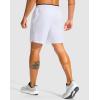 imageG Gradual Mens Running Athletic Shorts with Zipper Pocket 5 7 Lightweight Quick Dry Gym Workout Shorts for Tennis ActiveWhite