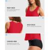 imageG Gradual Tankini Tops for Women High Neck Swimsuits Swim Top Modest Bathing Suit Swimwear Tank Top only No BottomRed