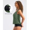 imageG Gradual Tankini Tops for Women High Neck Swimsuits Swim Top Modest Bathing Suit Swimwear Tank Top only No BottomSage