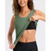 imageG Gradual Tankini Tops for Women High Neck Swimsuits Swim Top Modest Bathing Suit Swimwear Tank Top only No BottomSage