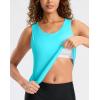 imageG Gradual Tankini Tops for Women High Neck Swimsuits Swim Top Modest Bathing Suit Swimwear Tank Top only No BottomSky Blue