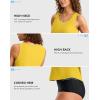 imageG Gradual Tankini Tops for Women High Neck Swimsuits Swim Top Modest Bathing Suit Swimwear Tank Top only No BottomYellow