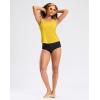 imageG Gradual Tankini Tops for Women High Neck Swimsuits Swim Top Modest Bathing Suit Swimwear Tank Top only No BottomYellow