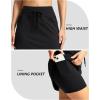 imageG Gradual Womens 18 Golf Skorts Skirts with 3 Pockets High Waisted Athletic Skorts for Women Stretchy Tennis SkirtsBlack