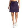imageG Gradual Womens 18 Golf Skorts Skirts with 3 Pockets High Waisted Athletic Skorts for Women Stretchy Tennis SkirtsDeep Purple