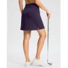 imageG Gradual Womens 18 Golf Skorts Skirts with 3 Pockets High Waisted Athletic Skorts for Women Stretchy Tennis SkirtsDeep Purple