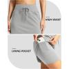 imageG Gradual Womens 18 Golf Skorts Skirts with 3 Pockets High Waisted Athletic Skorts for Women Stretchy Tennis SkirtsGrey