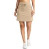 imageG Gradual Womens 18 Golf Skorts Skirts with 3 Pockets High Waisted Athletic Skorts for Women Stretchy Tennis SkirtsLight Khaki