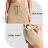imageG Gradual Womens 18 Golf Skorts Skirts with 3 Pockets High Waisted Athletic Skorts for Women Stretchy Tennis SkirtsLight Khaki