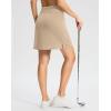 imageG Gradual Womens 18 Golf Skorts Skirts with 3 Pockets High Waisted Athletic Skorts for Women Stretchy Tennis SkirtsLight Khaki
