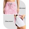 imageG Gradual Womens 18 Golf Skorts Skirts with 3 Pockets High Waisted Athletic Skorts for Women Stretchy Tennis SkirtsPink Paisley
