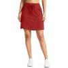 imageG Gradual Womens 18 Golf Skorts Skirts with 3 Pockets High Waisted Athletic Skorts for Women Stretchy Tennis SkirtsPower Red