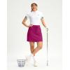 imageG Gradual Womens 18 Golf Skorts Skirts with 3 Pockets High Waisted Athletic Skorts for Women Stretchy Tennis SkirtsRose Red