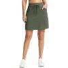 imageG Gradual Womens 18 Golf Skorts Skirts with 3 Pockets High Waisted Athletic Skorts for Women Stretchy Tennis SkirtsSage Green