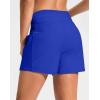imageG Gradual Womens 4 High Waisted Swim Board Shorts with Pockets Quick Dry Swimming Swimsuit Bathing Suit Bottoms for WomenBlue