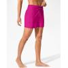 imageG Gradual Womens 4 High Waisted Swim Board Shorts with Pockets Quick Dry Swimming Swimsuit Bathing Suit Bottoms for WomenHot Pink