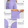 imageG Gradual Womens 5 High Waisted Swim Board Shorts with Phone Pockets UPF 50 Quick Dry Beach Shorts for Women with LinerLight Purple
