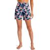 imageG Gradual Womens 5 High Waisted Swim Board Shorts with Phone Pockets UPF 50 Quick Dry Beach Shorts for Women with LinerNavy Blue Flower