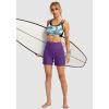 imageG Gradual Womens 5 High Waisted Swim Board Shorts with Phone Pockets UPF 50 Quick Dry Beach Shorts for Women with LinerPurple