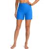 imageG Gradual Womens 5 High Waisted Swim Board Shorts with Phone Pockets UPF 50 Quick Dry Beach Shorts for Women with LinerVivid Blue