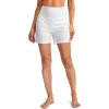 imageG Gradual Womens 5 High Waisted Swim Board Shorts with Phone Pockets UPF 50 Quick Dry Beach Shorts for Women with LinerWhite