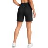 imageG Gradual Womens 79 Bermuda Long Shorts with Pockets High Waisted Athletic Knee Length Shorts for Women WalkingBlack