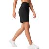 imageG Gradual Womens 79 Bermuda Long Shorts with Pockets High Waisted Athletic Knee Length Shorts for Women WalkingBlack
