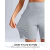 imageG Gradual Womens 79 Bermuda Long Shorts with Pockets High Waisted Athletic Knee Length Shorts for Women WalkingBright Grey