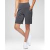 imageG Gradual Womens 79 Bermuda Long Shorts with Pockets High Waisted Athletic Knee Length Shorts for Women WalkingCharcoal