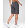 imageG Gradual Womens 79 Bermuda Long Shorts with Pockets High Waisted Athletic Knee Length Shorts for Women WalkingCharcoal