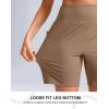 imageG Gradual Womens 79 Bermuda Long Shorts with Pockets High Waisted Athletic Knee Length Shorts for Women WalkingDark Khaki