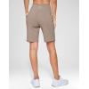 imageG Gradual Womens 79 Bermuda Long Shorts with Pockets High Waisted Athletic Knee Length Shorts for Women WalkingDark Khaki