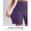 imageG Gradual Womens 79 Bermuda Long Shorts with Pockets High Waisted Athletic Knee Length Shorts for Women WalkingDark Purple