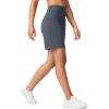 imageG Gradual Womens 79 Bermuda Long Shorts with Pockets High Waisted Athletic Knee Length Shorts for Women WalkingDusty Blue