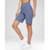 imageG Gradual Womens 79 Bermuda Long Shorts with Pockets High Waisted Athletic Knee Length Shorts for Women WalkingLight Blue