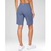 imageG Gradual Womens 79 Bermuda Long Shorts with Pockets High Waisted Athletic Knee Length Shorts for Women WalkingLight Blue