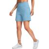 imageG Gradual Womens 79 Bermuda Long Shorts with Pockets High Waisted Athletic Knee Length Shorts for Women WalkingLight Blue