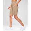 imageG Gradual Womens 79 Bermuda Long Shorts with Pockets High Waisted Athletic Knee Length Shorts for Women WalkingLight Khaki