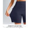 imageG Gradual Womens 79 Bermuda Long Shorts with Pockets High Waisted Athletic Knee Length Shorts for Women WalkingNavy