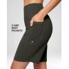 imageG Gradual Womens 79 Bermuda Long Shorts with Pockets High Waisted Athletic Knee Length Shorts for Women WalkingOlive