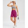 imageG Gradual Womens 79 Bermuda Long Shorts with Pockets High Waisted Athletic Knee Length Shorts for Women WalkingRose