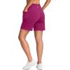 imageG Gradual Womens 79 Bermuda Long Shorts with Pockets High Waisted Athletic Knee Length Shorts for Women WalkingRose