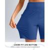 imageG Gradual Womens 79 Bermuda Long Shorts with Pockets High Waisted Athletic Knee Length Shorts for Women WalkingRoyal Blue