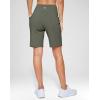 imageG Gradual Womens 79 Bermuda Long Shorts with Pockets High Waisted Athletic Knee Length Shorts for Women WalkingSage Green