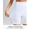 imageG Gradual Womens 79 Bermuda Long Shorts with Pockets High Waisted Athletic Knee Length Shorts for Women WalkingWhite