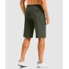 imageG GRADUAL Mens Shorts 11 Lightweight Casual Golf Shorts for Men Hiking Work Outdoor Stretch QuickDry with 3 Zipper PocketsArmy Green