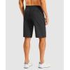 imageG GRADUAL Mens Shorts 11 Lightweight Casual Golf Shorts for Men Hiking Work Outdoor Stretch QuickDry with 3 Zipper PocketsBlack