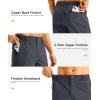 imageG GRADUAL Mens Shorts 11 Lightweight Casual Golf Shorts for Men Hiking Work Outdoor Stretch QuickDry with 3 Zipper PocketsGrey