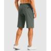 imageG GRADUAL Mens Shorts 11 Lightweight Casual Golf Shorts for Men Hiking Work Outdoor Stretch QuickDry with 3 Zipper PocketsGrey Green